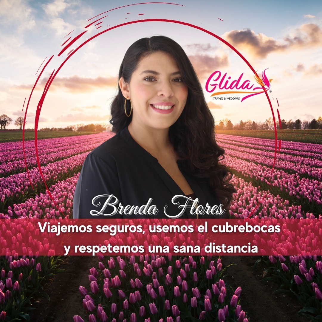 Contacto de agencia de viajes Brenda Flores Glida