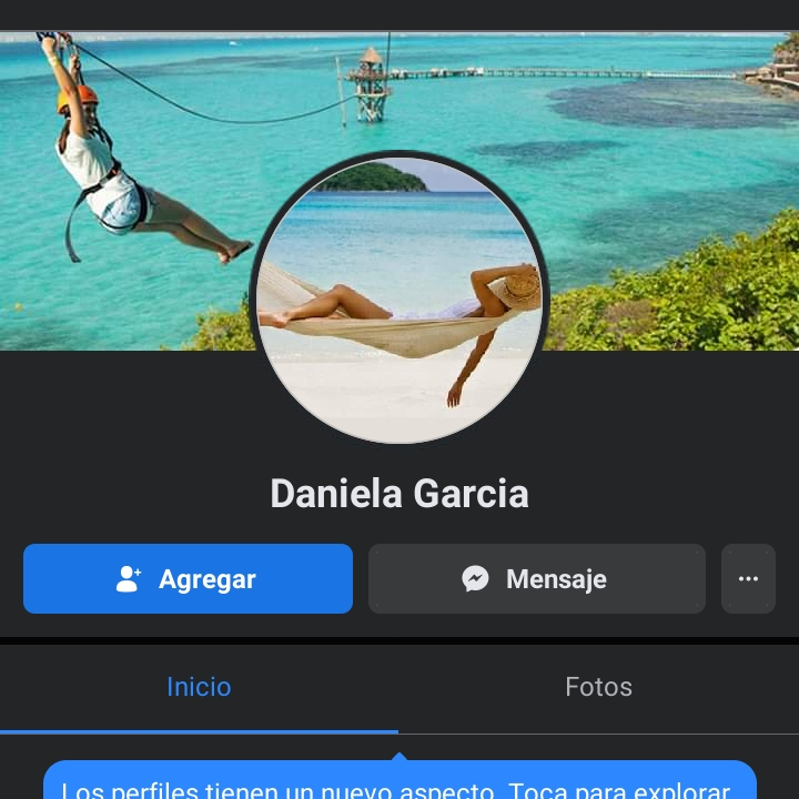 Contacto de agencia de viajes Daniela García