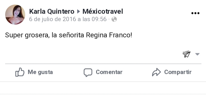 Méxicotravel / Queja publicada por usuario de FB
