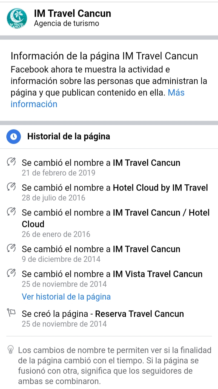 IM Travel Cancún / Página FB de IM Travel Cancun