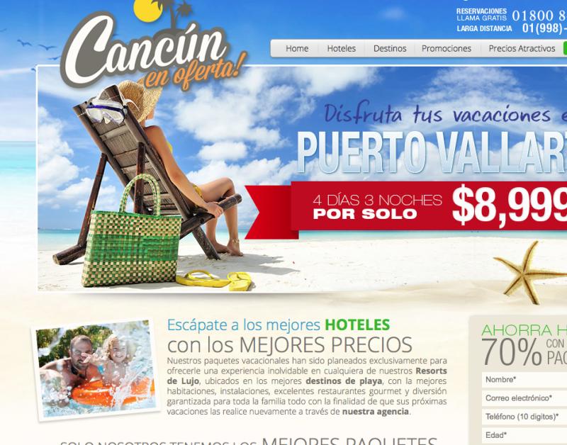 Cancún en Oferta / Imagen de la agencia en internet