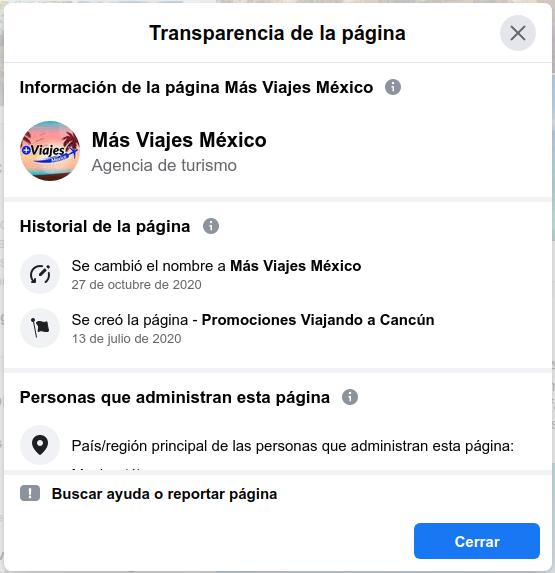 Más Viajes México / Historial de la página FB