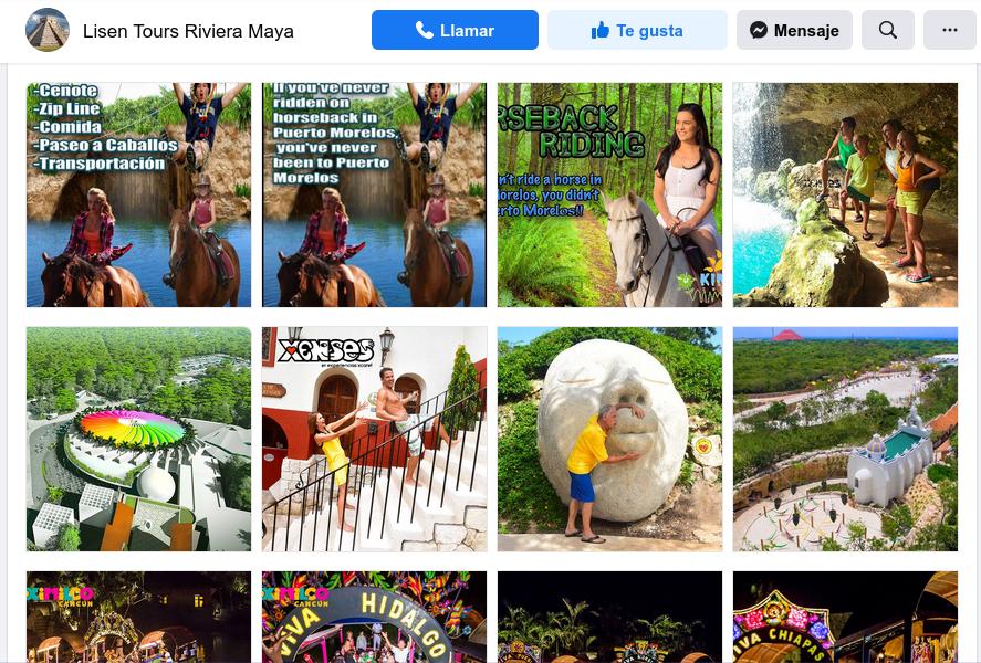 Lisen Tours Riviera Maya / Imágenes solo de stock en página FB