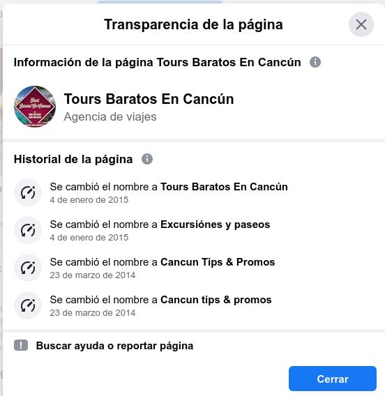 Tours Baratos En Cancún / Historial de la página FB