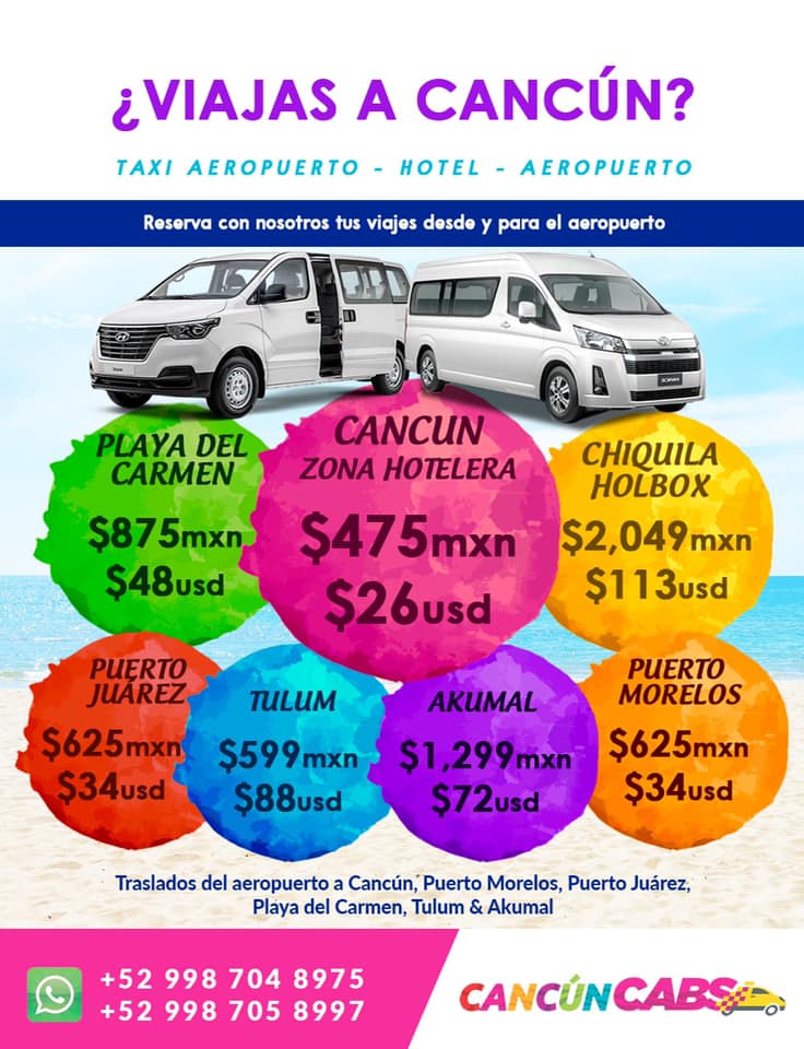 Cancun Cabs / Imagen del perfil FB