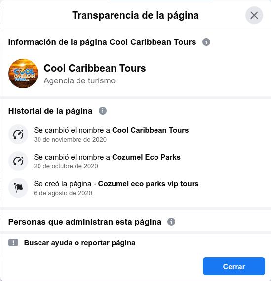 Cool Caribbean Tours / Historial de la página FB